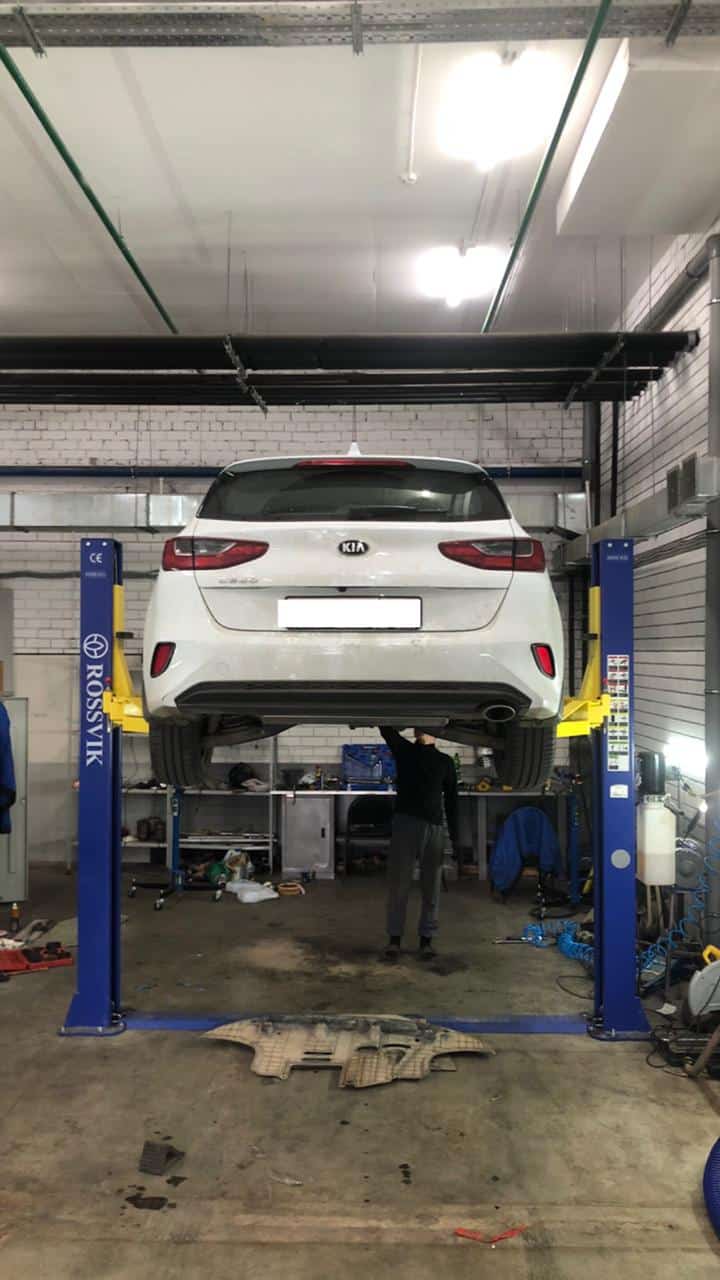 Удаление катализатора Kia Ceed